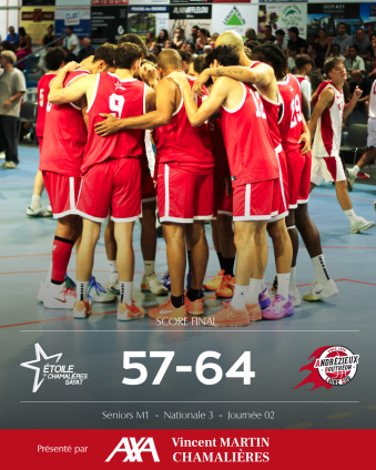 L'EDCS s'incline 57-64 face à Andrézieux-Bouthéon LS.